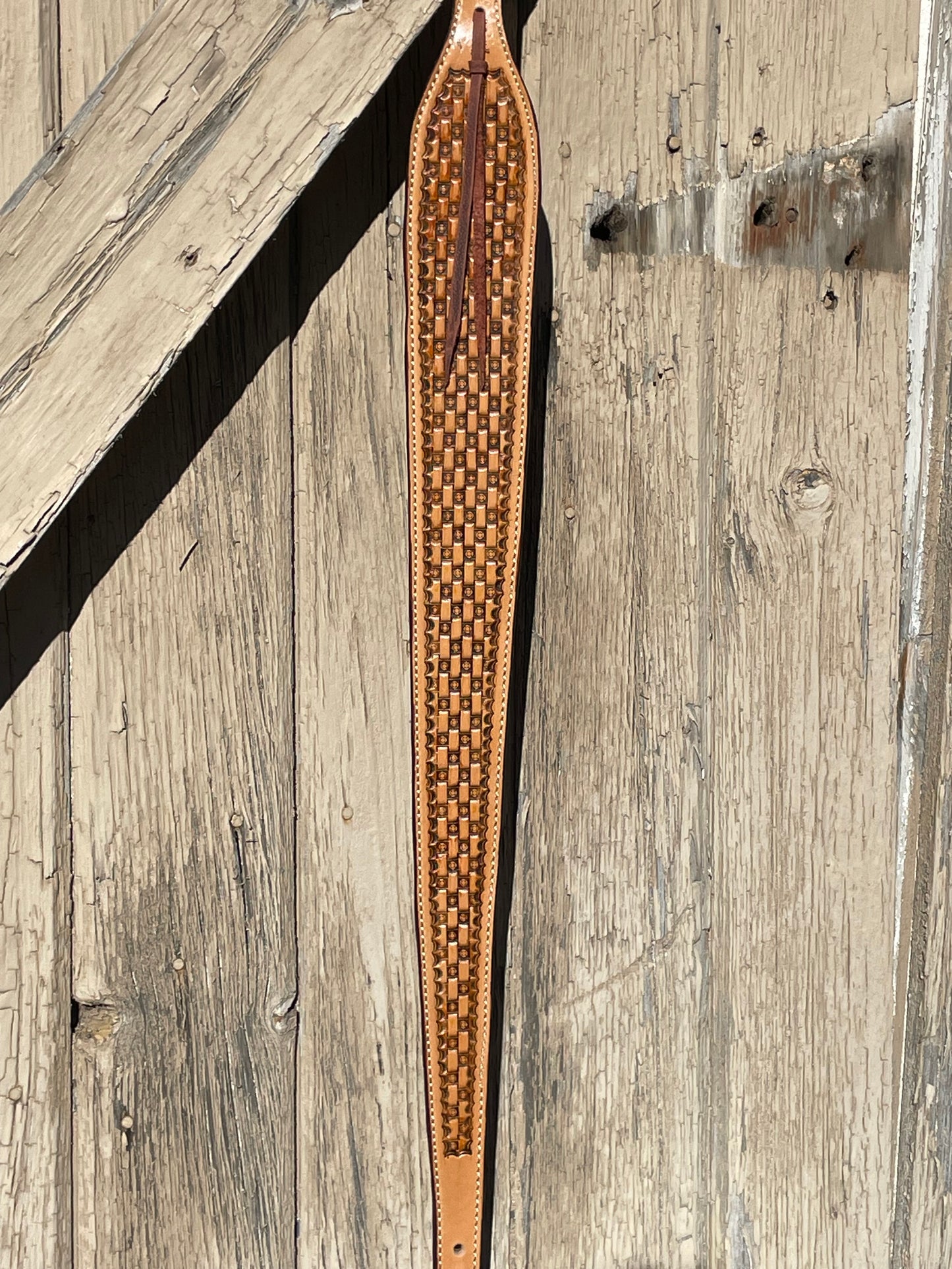 Rifle Sling - Natural Firefighter Basketweave