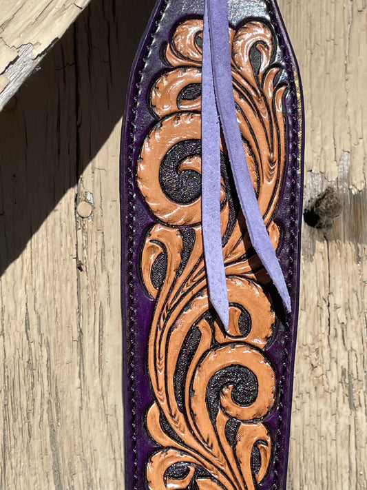 Rifle Sling - Purple with Scrolls
