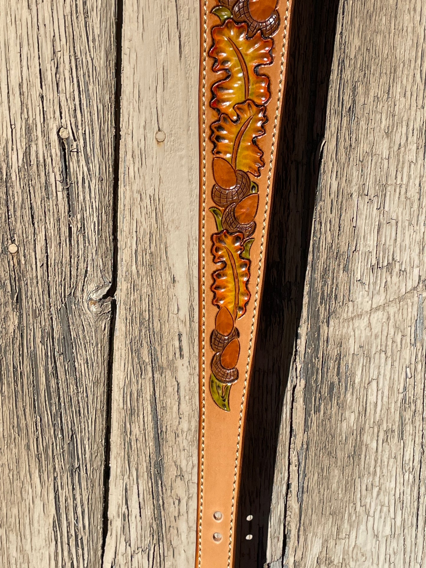 Rifle Sling - Deer and Oak Leaves