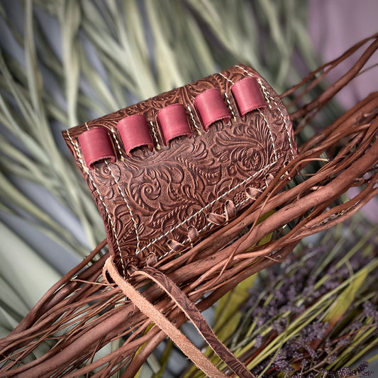 Stock Cover - 12 gauge, Mahogany Floral