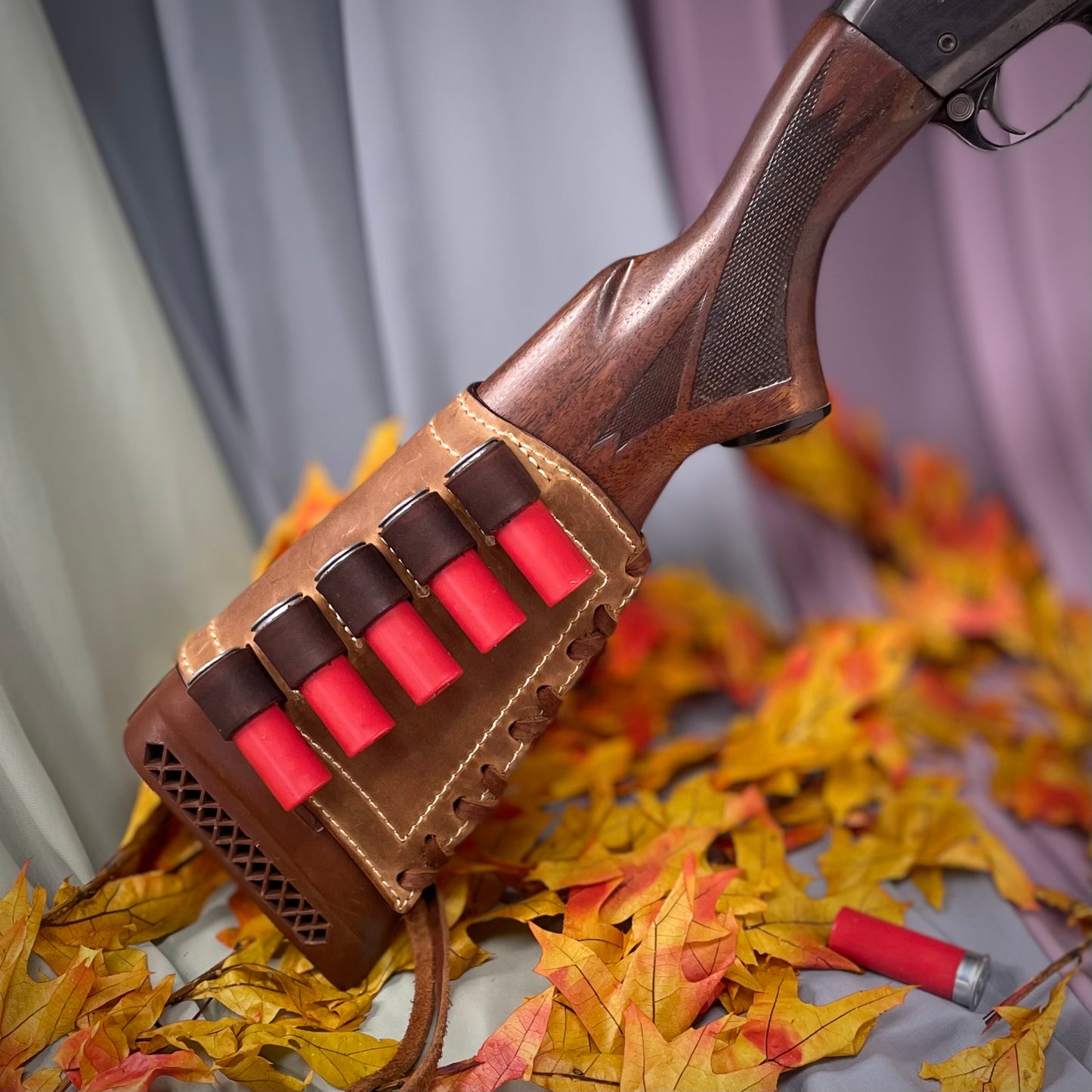 Stock Cover - 12 gauge, Brown Oil Tan